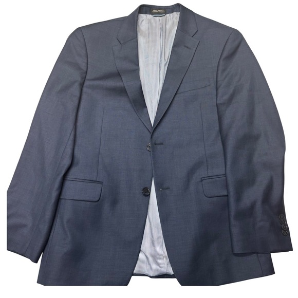 Tommy Hilfiger‎ Blazer | Mens Size 38S | Blue | 100% Wool | SMALL FLAW-See pics - Picture 4 of 14